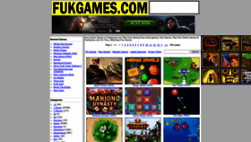What Fukgames.com website looked like in 2022 (1 year ago)