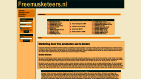 What Freemusketeers.nl website looked like in 2022 (1 year ago)