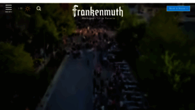 What Frankenmuth.org website looked like in 2022 (1 year ago)