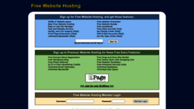What Freewebsitehosting.com website looked like in 2022 (1 year ago)