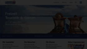 What Freizeitmesse.de website looked like in 2022 (1 year ago)