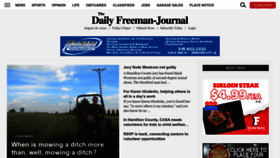 What Freemanjournal.net website looked like in 2022 (1 year ago)