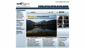 What Factorynetwork.com website looked like in 2022 (1 year ago)