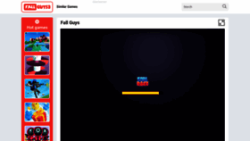 What Fallguys3.com website looked like in 2022 (1 year ago)
