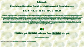 What Fbgd.de website looked like in 2022 (1 year ago)