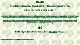 What Fbiz.de website looked like in 2022 (1 year ago)
