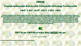 What Fbfp.de website looked like in 2022 (1 year ago)