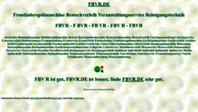 What Fbvr.de website looked like in 2022 (1 year ago)