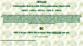 What Fbwg.de website looked like in 2022 (3 years ago)