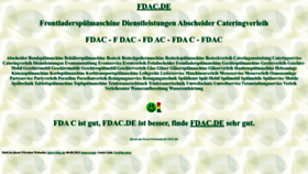 What Fdac.de website looked like in 2022 (1 year ago)