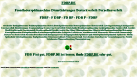 What Fdbp.de website looked like in 2022 (1 year ago)