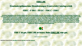 What Fdec.de website looked like in 2022 (3 years ago)