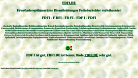 What Fdfi.de website looked like in 2022 (1 year ago)