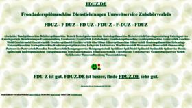 What Fduz.de website looked like in 2022 (1 year ago)