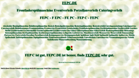 What Fepc.de website looked like in 2022 (1 year ago)
