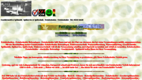 What Fettabscheiden.de website looked like in 2022 (1 year ago)
