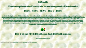 What Fevu.de website looked like in 2022 (1 year ago)