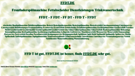 What Ffdt.de website looked like in 2022 (1 year ago)