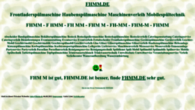 What Fhmm.de website looked like in 2022 (1 year ago)