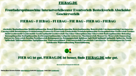 What Fiebag.de website looked like in 2022 (1 year ago)