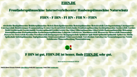 What Fihn.de website looked like in 2022 (1 year ago)