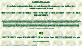 What Firstunited.de website looked like in 2022 (1 year ago)