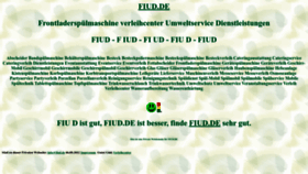What Fiud.de website looked like in 2022 (1 year ago)