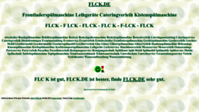 What Flck.de website looked like in 2022 (1 year ago)