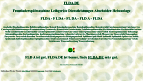 What Flda.de website looked like in 2022 (1 year ago)