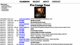 What Floshow.net website looked like in 2022 (1 year ago)