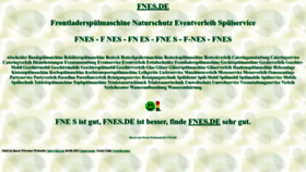 What Fnes.de website looked like in 2022 (1 year ago)