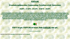 What Fopn.de website looked like in 2022 (1 year ago)