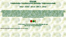 What Fpat.de website looked like in 2022 (1 year ago)
