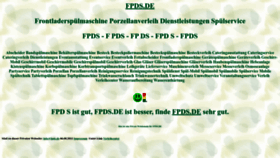 What Fpds.de website looked like in 2022 (1 year ago)