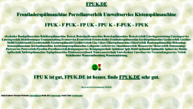 What Fpuk.de website looked like in 2022 (1 year ago)
