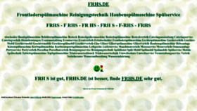 What Frhs.de website looked like in 2022 (1 year ago)