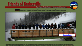 What Friendsofbarkerville.ca website looked like in 2022 (1 year ago)