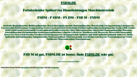 What Fsdm.de website looked like in 2022 (1 year ago)
