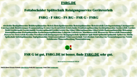 What Fsrg.de website looked like in 2022 (1 year ago)