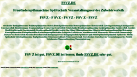 What Fsvz.de website looked like in 2022 (1 year ago)