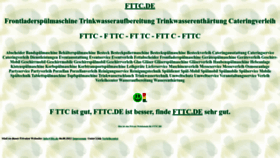 What Fttc.de website looked like in 2022 (1 year ago)