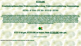 What Ftto.de website looked like in 2022 (1 year ago)