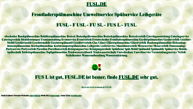 What Fusl.de website looked like in 2022 (3 years ago)