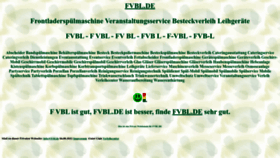 What Fvbl.de website looked like in 2022 (1 year ago)