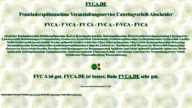 What Fvca.de website looked like in 2022 (1 year ago)