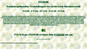 What Fvgm.de website looked like in 2022 (1 year ago)