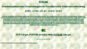 What Fvpt.de website looked like in 2022 (1 year ago)