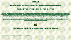 What Fvsd.de website looked like in 2022 (1 year ago)