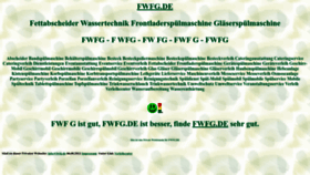 What Fwfg.de website looked like in 2022 (1 year ago)
