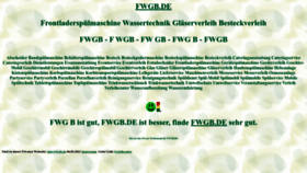 What Fwgb.de website looked like in 2022 (3 years ago)